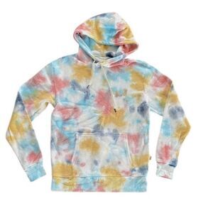FEAT WOMEN’S Colorful Tie-Dye Hoodie WITH KANGAROO FRONT POCKET W/ACCESSOR POCK